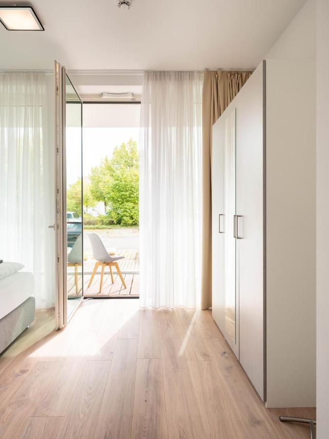 Bohnapartments - Nordkap-Suiten - Gratis Parkplatz - Moderner Neubau - Erdgeschoss - Fussbodenheizung إرفورت المظهر الخارجي الصورة