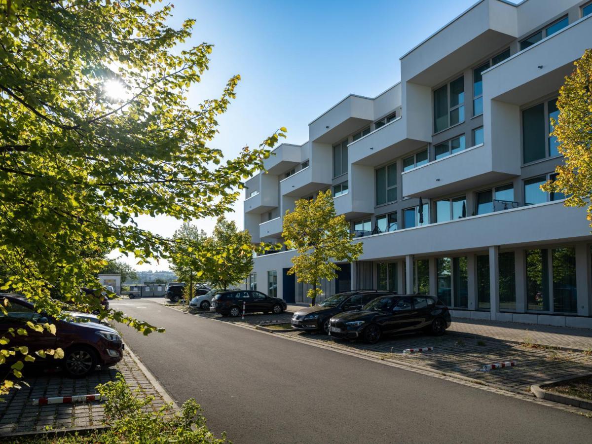 Bohnapartments - Nordkap-Suiten - Gratis Parkplatz - Moderner Neubau - Erdgeschoss - Fussbodenheizung إرفورت المظهر الخارجي الصورة
