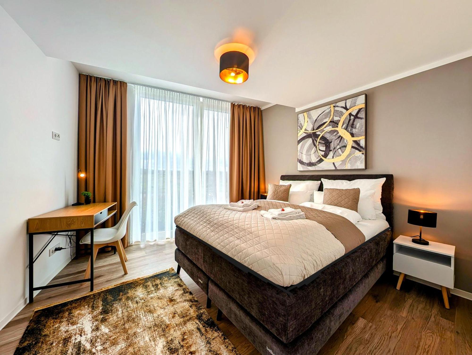 Bohnapartments - Nordkap-Suiten - Gratis Parkplatz - Moderner Neubau - Erdgeschoss - Fussbodenheizung إرفورت المظهر الخارجي الصورة
