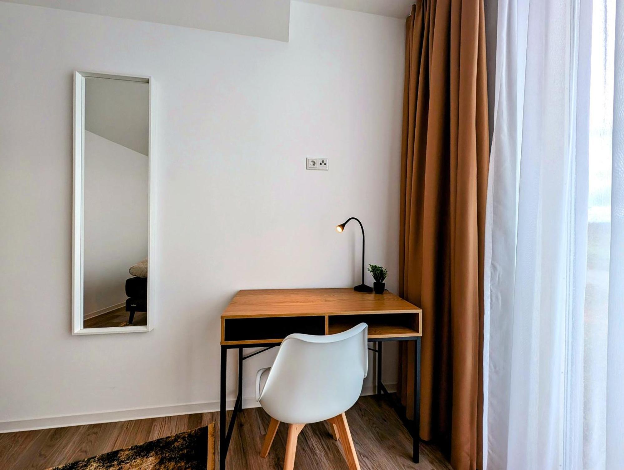 Bohnapartments - Nordkap-Suiten - Gratis Parkplatz - Moderner Neubau - Erdgeschoss - Fussbodenheizung إرفورت المظهر الخارجي الصورة