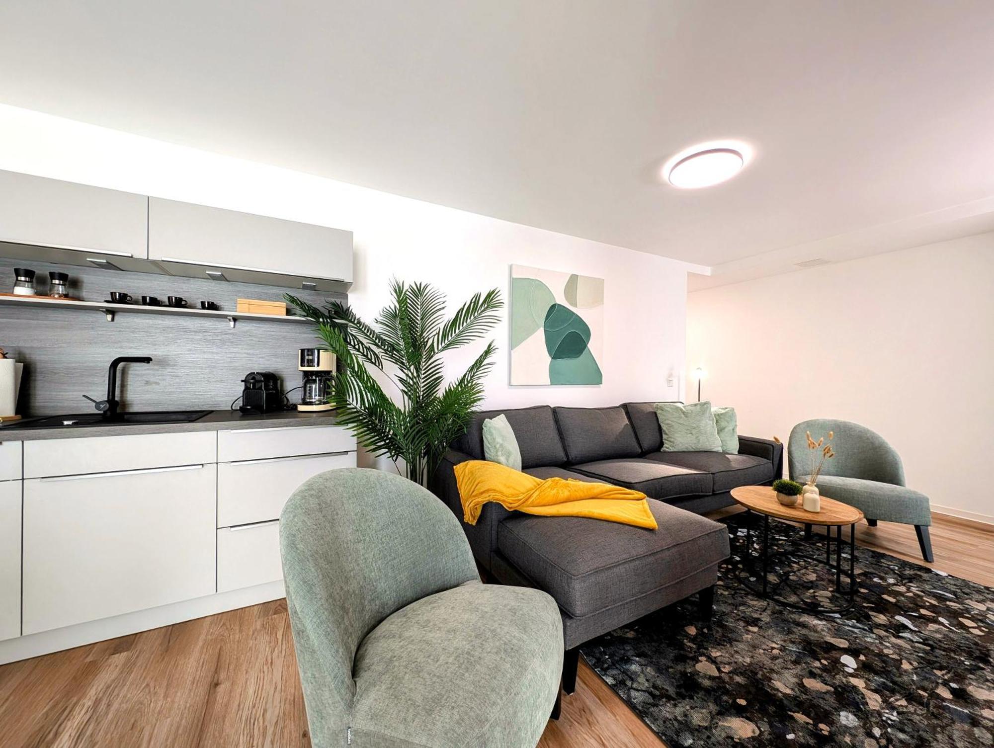 Bohnapartments - Nordkap-Suiten - Gratis Parkplatz - Moderner Neubau - Erdgeschoss - Fussbodenheizung إرفورت المظهر الخارجي الصورة