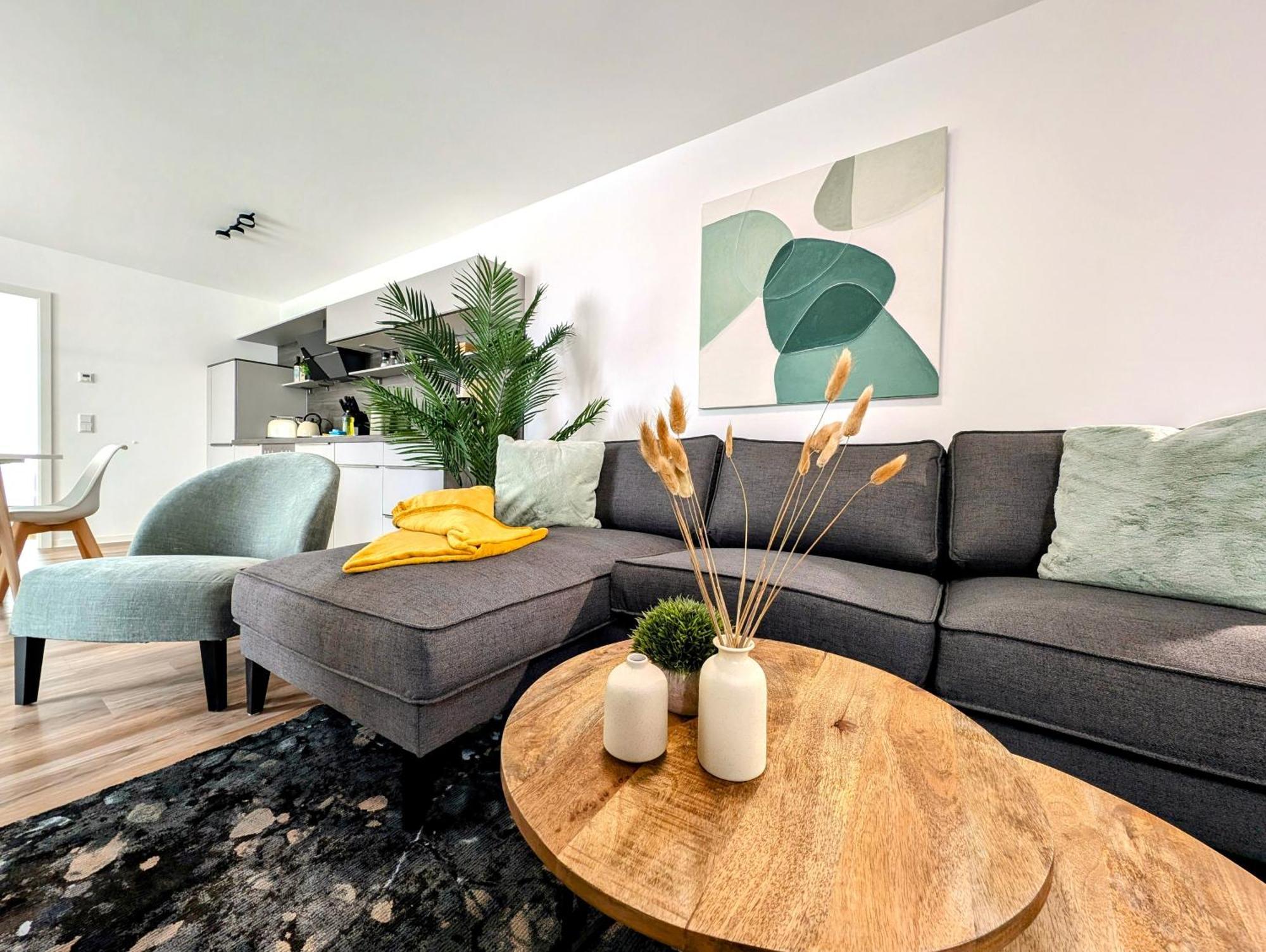 Bohnapartments - Nordkap-Suiten - Gratis Parkplatz - Moderner Neubau - Erdgeschoss - Fussbodenheizung إرفورت المظهر الخارجي الصورة
