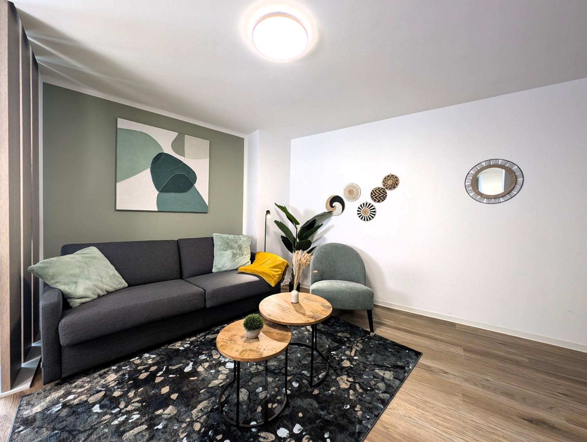 Bohnapartments - Nordkap-Suiten - Gratis Parkplatz - Moderner Neubau - Erdgeschoss - Fussbodenheizung إرفورت المظهر الخارجي الصورة