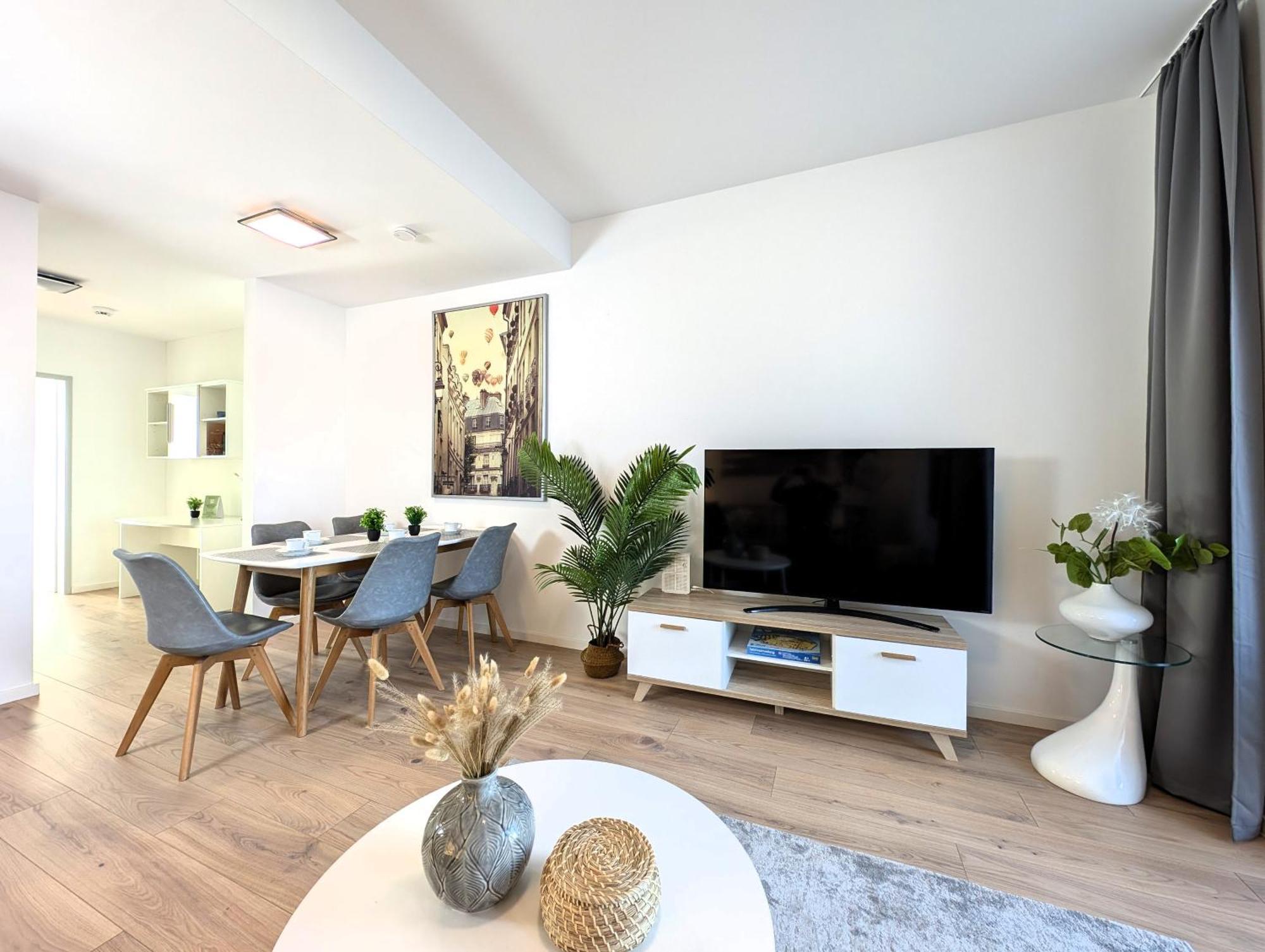 Bohnapartments - Nordkap-Suiten - Gratis Parkplatz - Moderner Neubau - Erdgeschoss - Fussbodenheizung إرفورت المظهر الخارجي الصورة