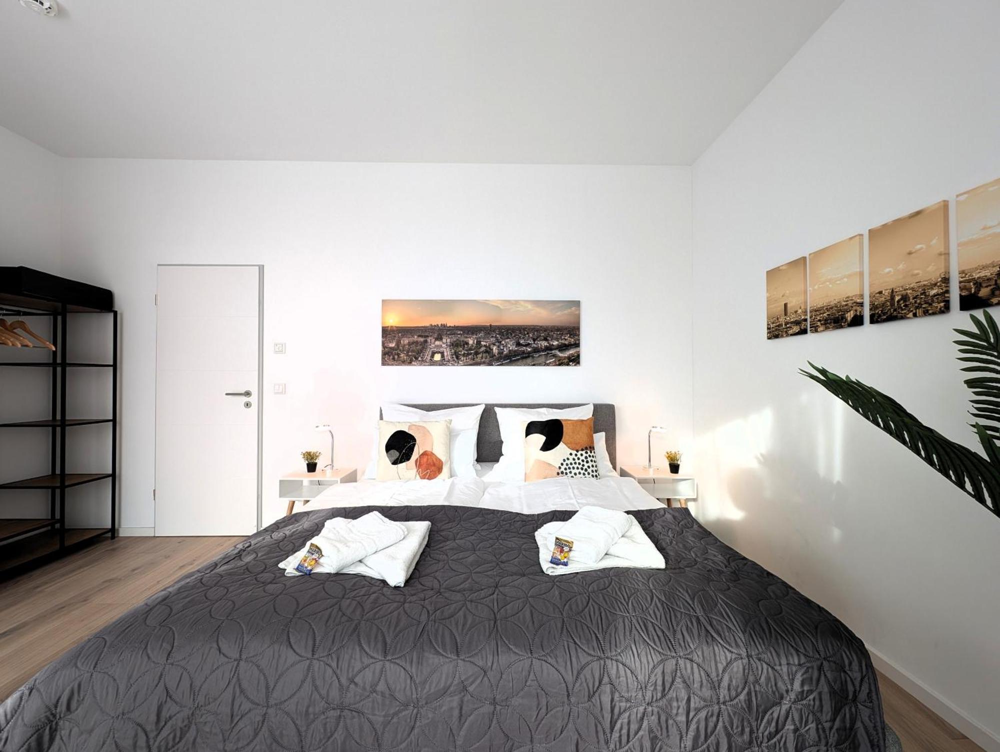 Bohnapartments - Nordkap-Suiten - Gratis Parkplatz - Moderner Neubau - Erdgeschoss - Fussbodenheizung إرفورت المظهر الخارجي الصورة